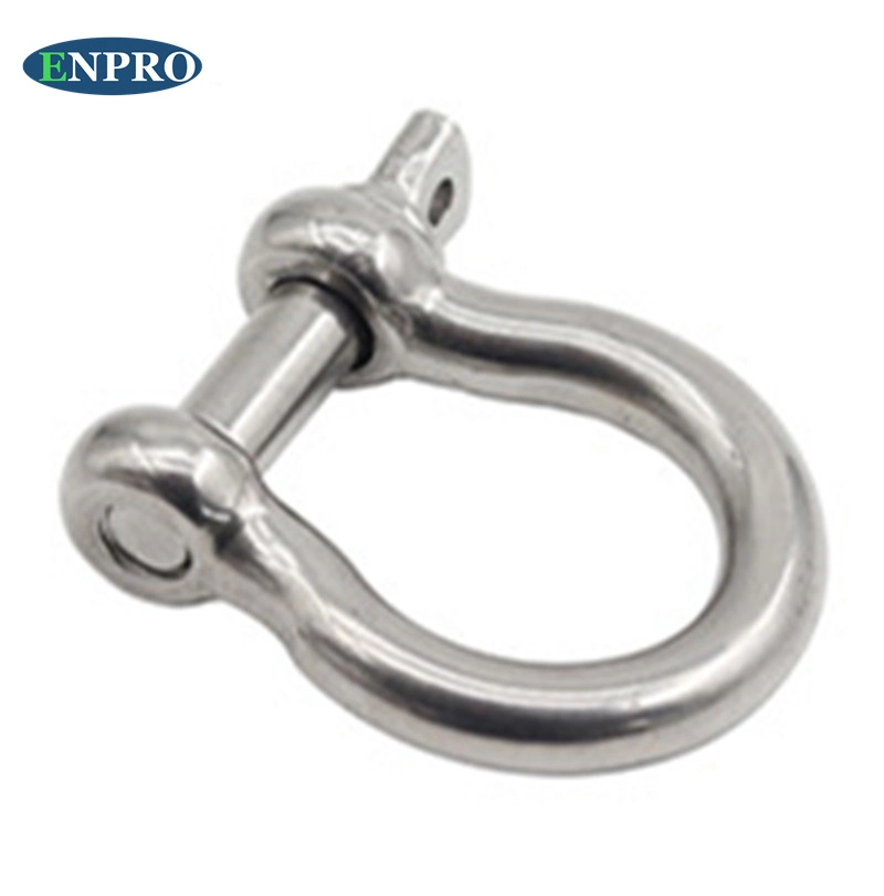 Stainless Steel Heavy Duty Bow Shape Screw Pin Anchor Shackle Load Clamp