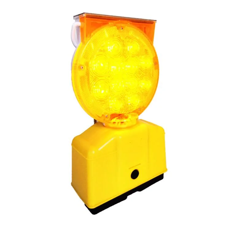 Single Sided Solar Powered LED Traffic Light Barricades