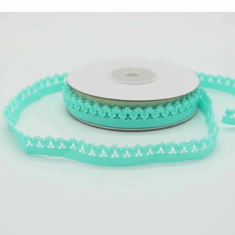 Wholesale/Supplier Good Quality Crochet Elastic Webbing Eco-Friendly Fashion Spandex Crochet Elastic Band for Clothing