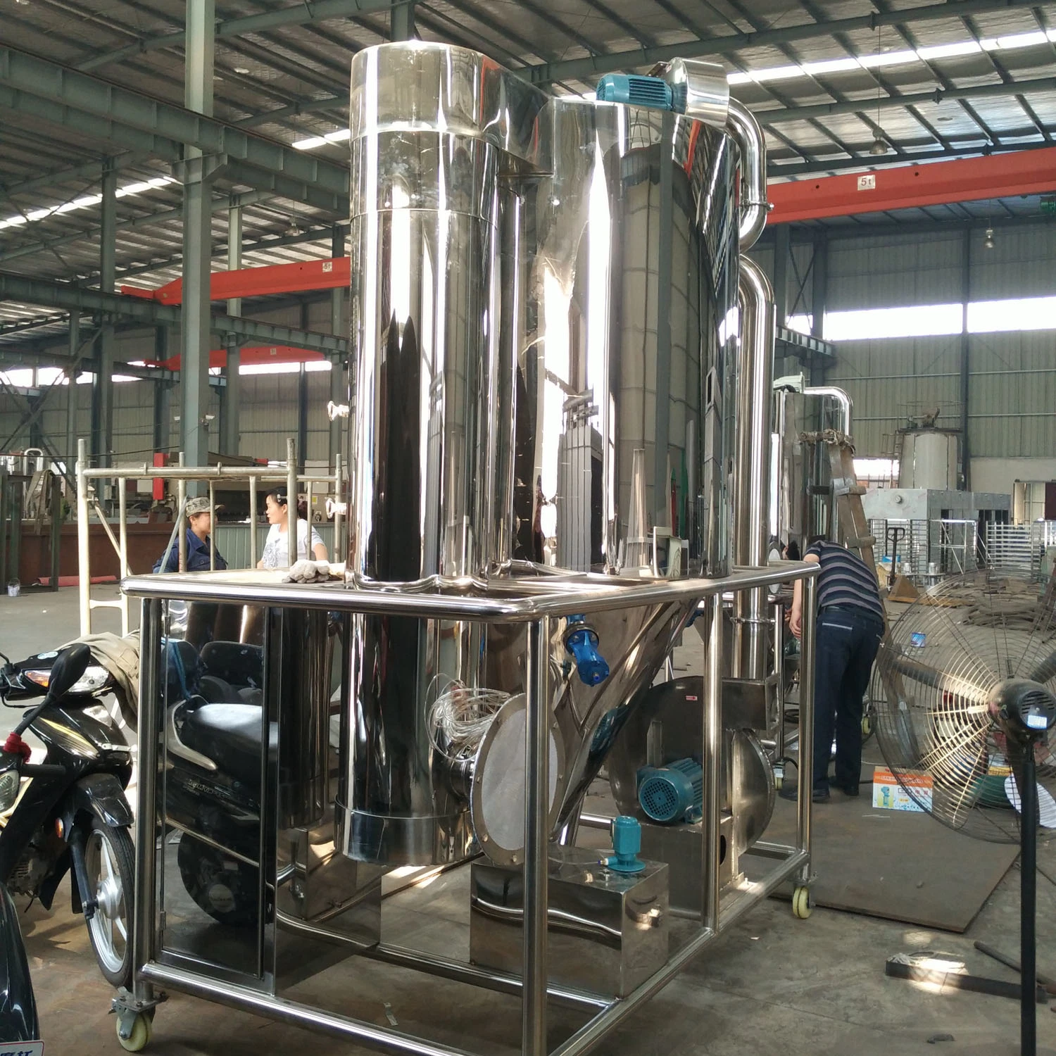 LPG High Speed Centrifugal Spray Dryer for Herbal, Herb Extract, Milk, Stevia, Spirulina, Protein, Coffee, Egg, Urea Resin, Fruit Juice, Bacillus Subtilis