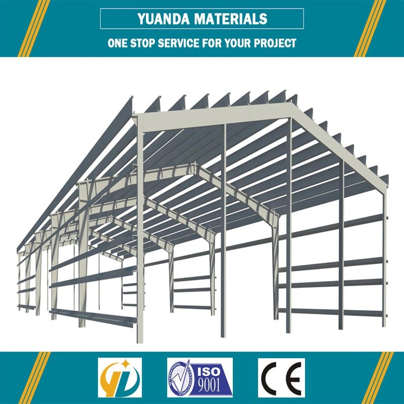 Design Manufacture Workshop Warehouse Steel-Structure Construction with CE Certification