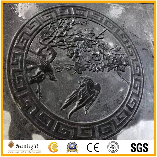 Hand Carved Marble/Granite Stone Relievo Carving for Wall Decoration