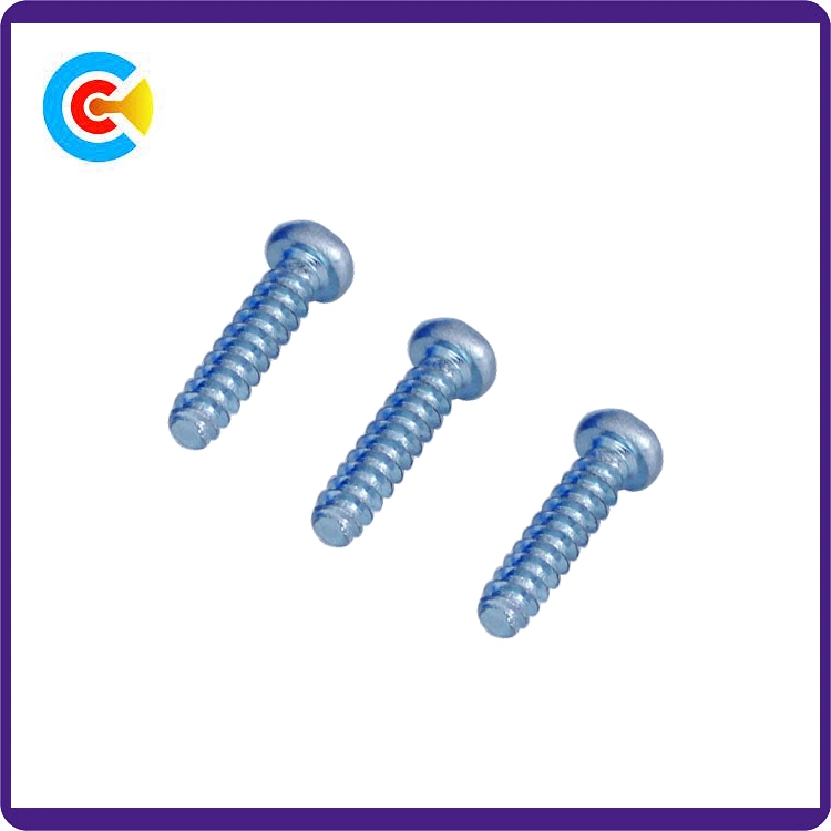 Tornillos autorroscantes de cabeza alomada Torx de acero al carbono/acero inoxidable DIN/ANSI/BS/JIS