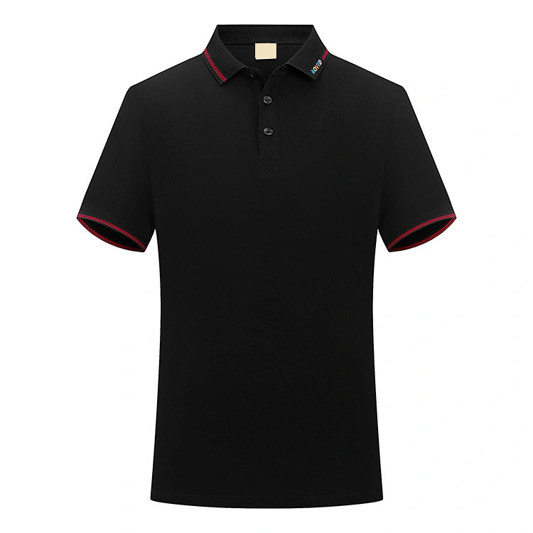 High End Business Work Clothes Summer Short Sleeved Men's and Women's Printed Logo Polo Shirt