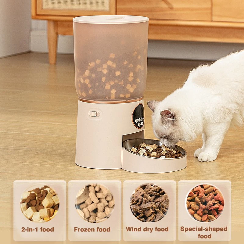 Basic Button Version 4.2L Large Capacity Pet Bowl Automatic Pet Feeder