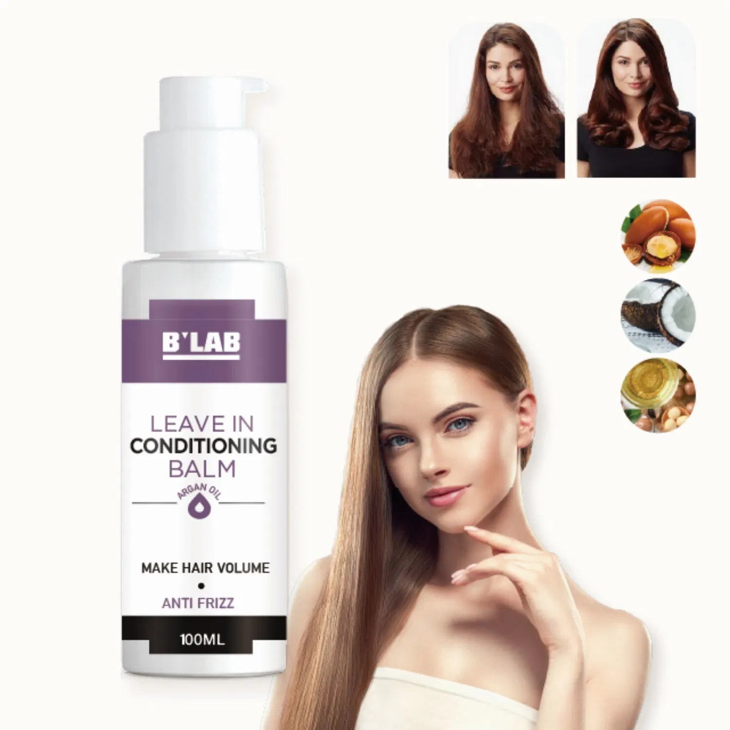 Factory Directly Private Label Hair Products Moisturizing Leave-in Conditioning Balm