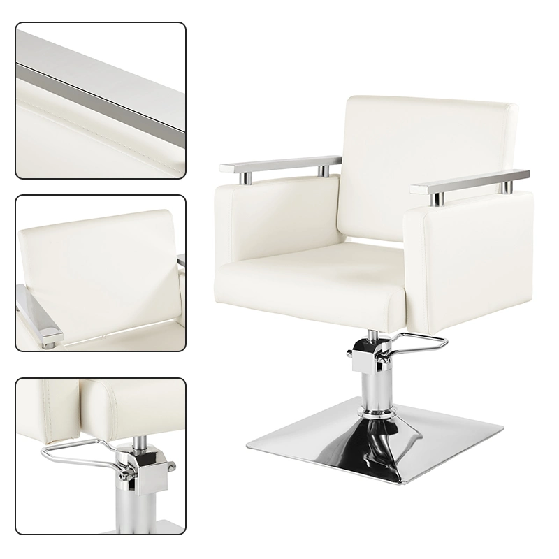 Luxury Hairdressing Salon Chair Stainless Steel Barber Chair