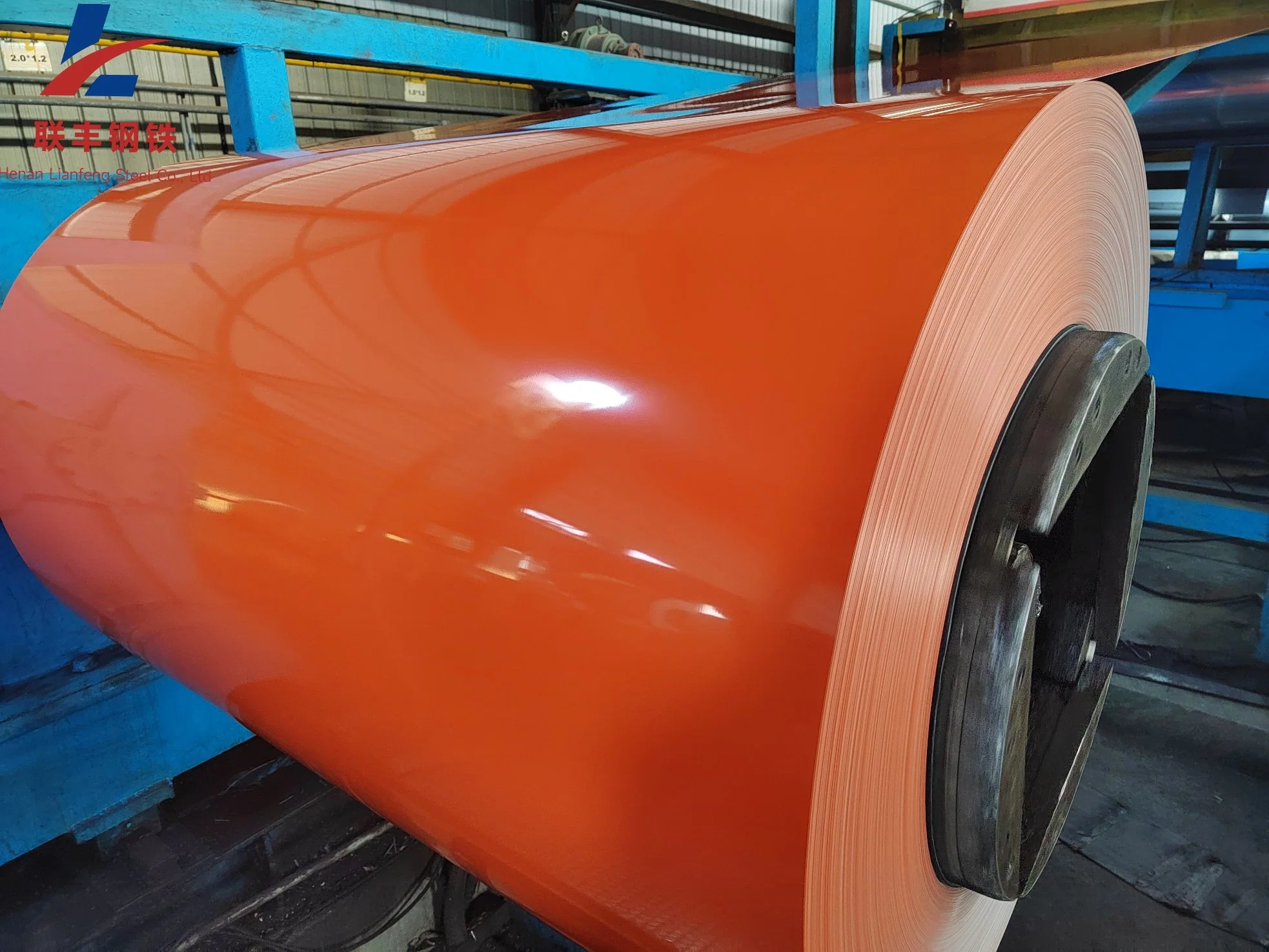 ASTM A792 Ral9003 PVC Plastic Film PPGL Prepainted Steel Coil for Sandwich Panel Roofing Sheet/PPGI Steel Coil Color Coated Steel Coil for Building Material