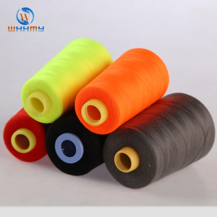 Free Samples Various Colors 100% Polyester Spun Yarn Sewing Thread Baby Cone for Sewing with Satisfied Quality Knotless,Low Fairiness,High Strength,High Twist