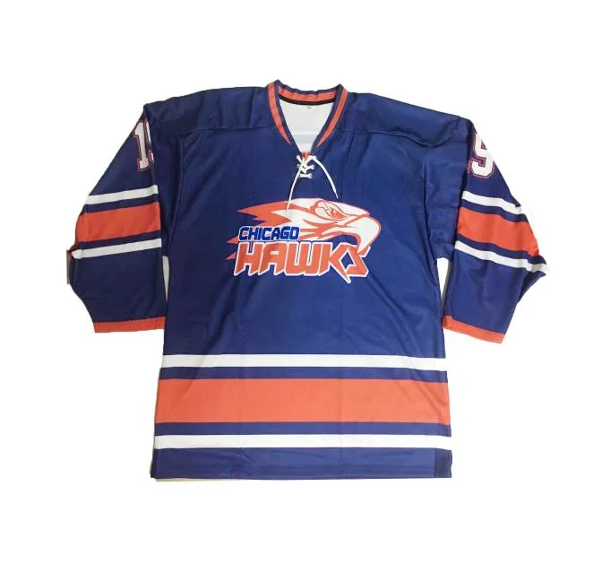 Maillots de hockey sublimés d'entraînement en gros pour club de hockey, shorts de hockey, chaussettes, maillot de hockey en polyester.