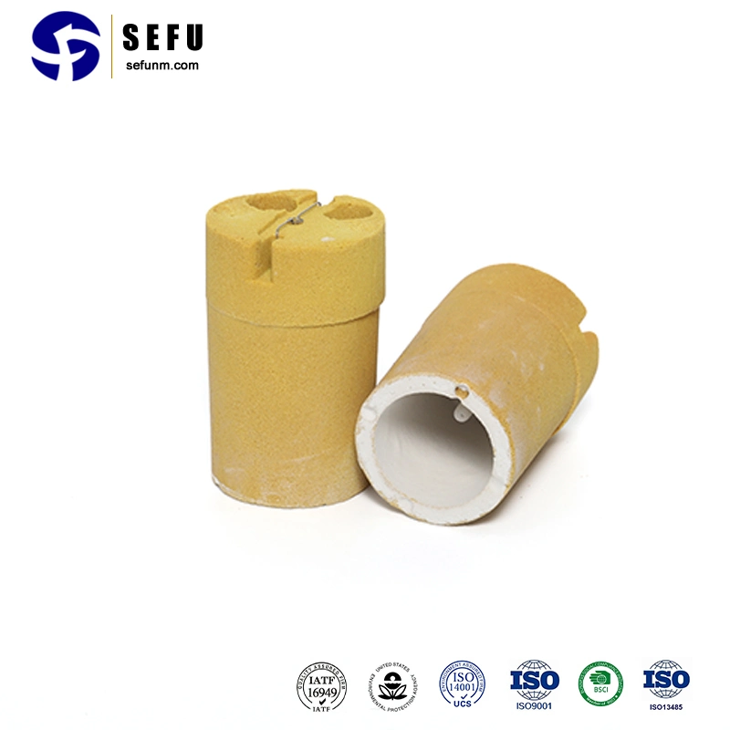 Sefu 2 Katalytische Konverter Auto China Thermische Analyse Cup Lieferanten Thermische Analyse Probenbecher Analysator Messung Messung Carbon Cup mit Vorcoierter Sand