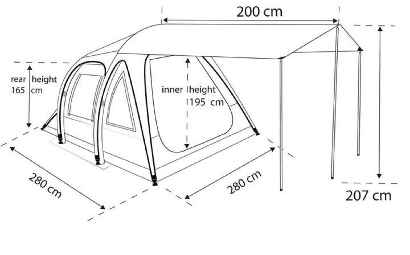 2 Person Camping Tent Family 2 Seasons Lighter Waterproof UV Resistant Outdoor Camping Gear Wyz18257