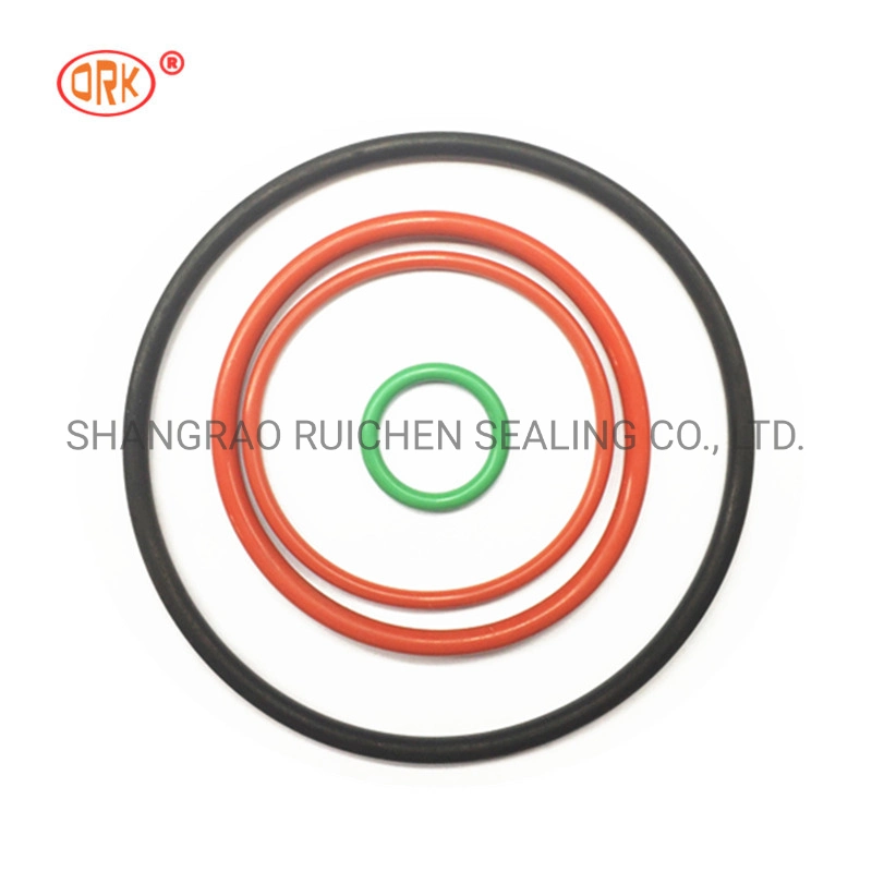 Food Grade FDA O Ring ASTM D2000 Silicone Good Elongation Flat O-Ring