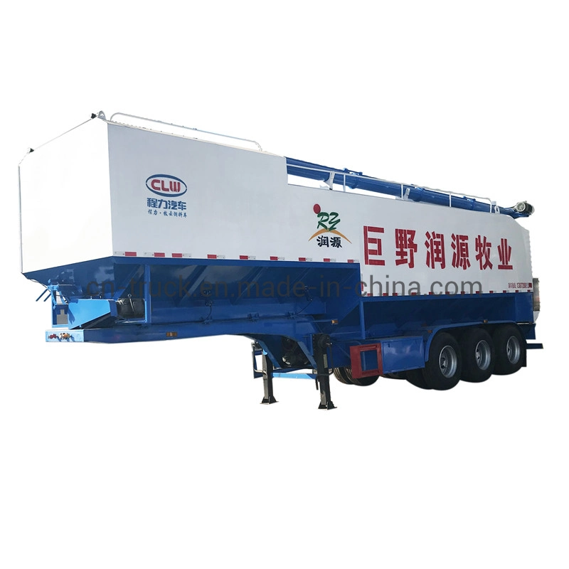 Factory New Customized 3axles 30ton 28ton 27ton 25ton Animal Feed Tank Trailer