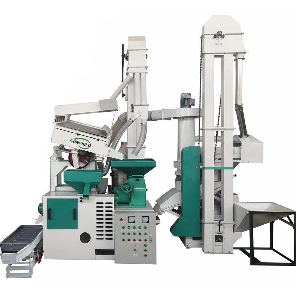 Sunfield Output 15t/D Complete Rice Milling Processing Grading Sorting Machine Price for Mill