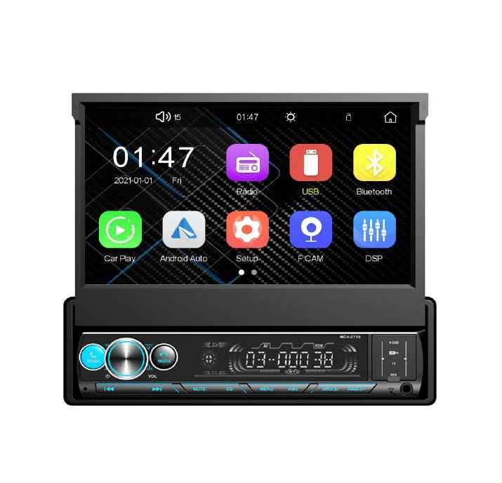 2 DIN Multimedia Receiver with Wireless or Wired Apple Carplay, Android Auto, Amazon Alexa, Hands-Free Bluetooth, Siriusxm Ready, Capacitive Touchscreen