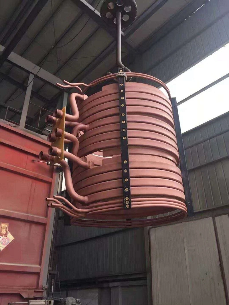 Customized Electricity Heating Magnetic Heater Coil for Sale Graphitization Vacuum Induction Furnace