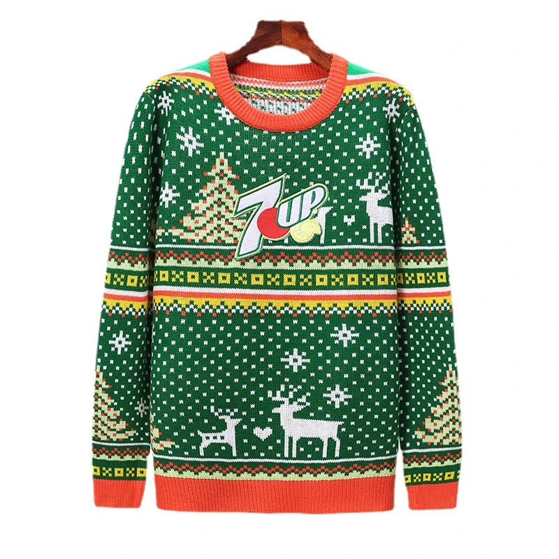 Christmas Sweater New Acrylic Knitted Sweater Christmas Knitted Sweater