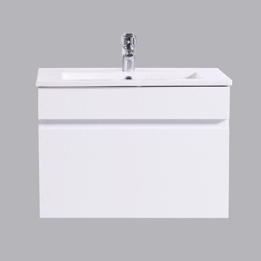 Meuble-lavabo 600 mm, meuble de rangement mural pour lavabo, armoire blanche Mobilier