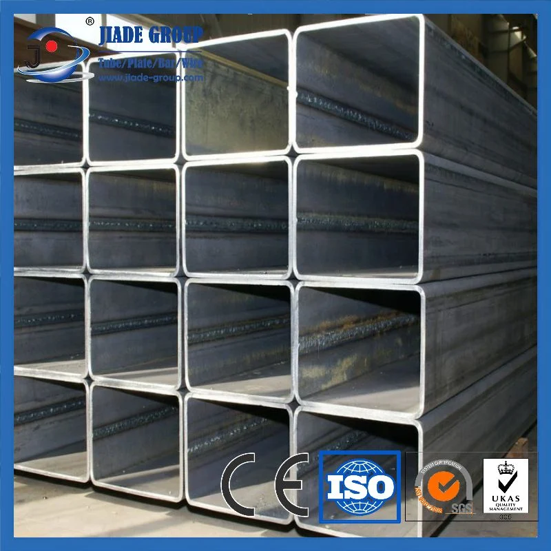 ASTM A53 Gr. B tubos de acero cuadrados de carbón rectangular ERW