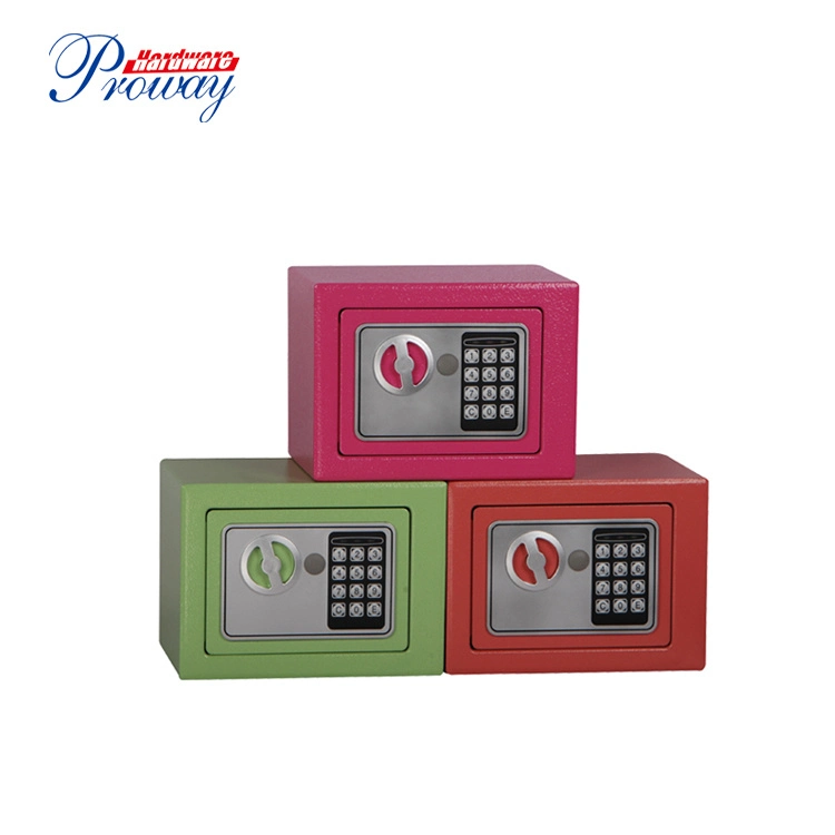 صندوق آمن للإيداع محمول من الصلب مع قفل رقمي CE الموافقة على عرض السفر/الأطفال/الهدايا الخاص بالشخص