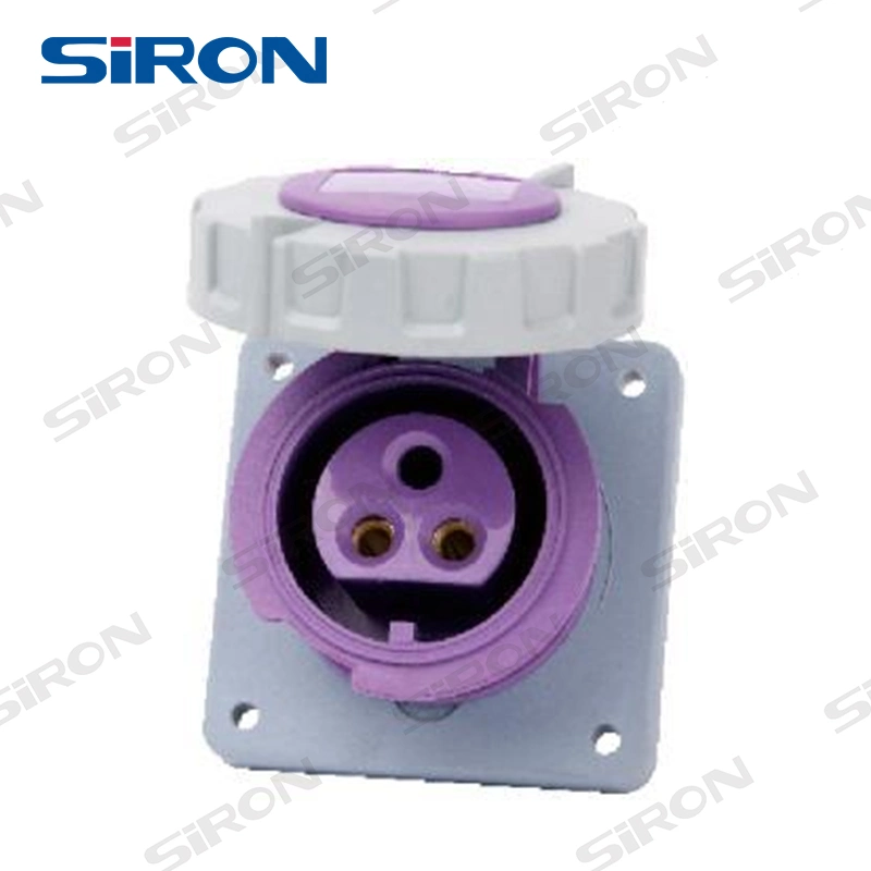 Siron H611 Industrial Waterproof Plug and Socket IP67 16A 32A Panel Mounted