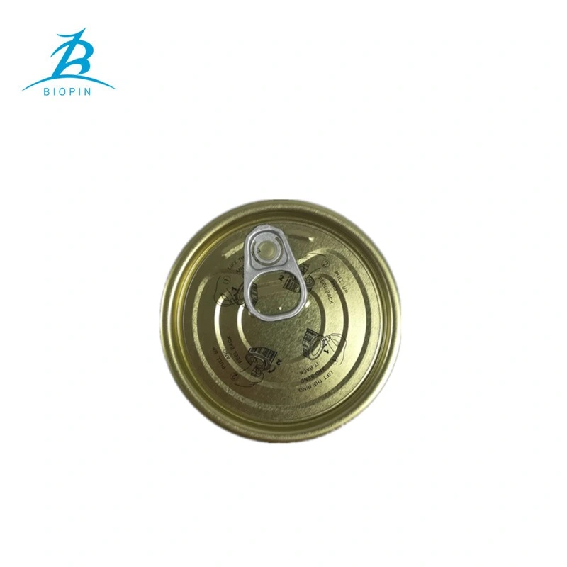Tinplate Easy Open Lid Tin Can Cover for Sealing Canned Tuna