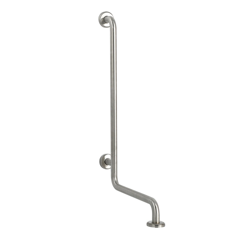 Highly Rated Stainless Steel Shower Handle Bath Handle Decorative Angled Bathroom Grab Bar