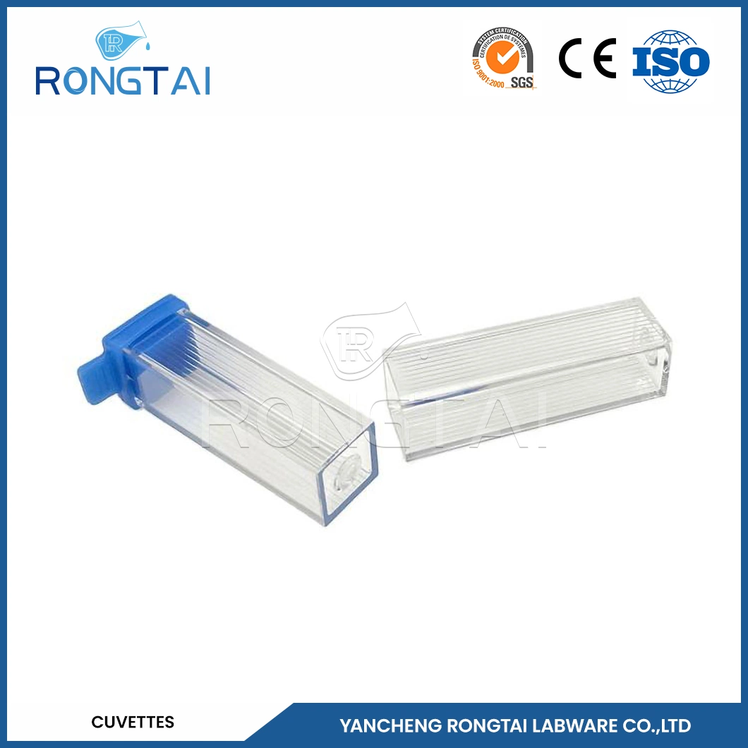 Rongtai Labware Wholesale/Supplierr Plastic Cuvette Cheap China 4.5ml 10mm Laboratory Plastic Cuvettes