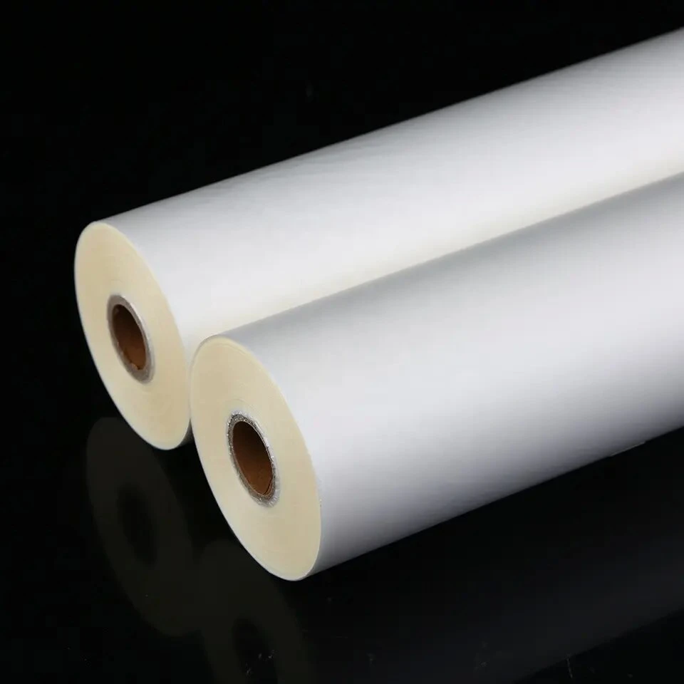 Self Adhesive Packaging Decoration Transparent Paper Holographic Film Plain Roll Paper