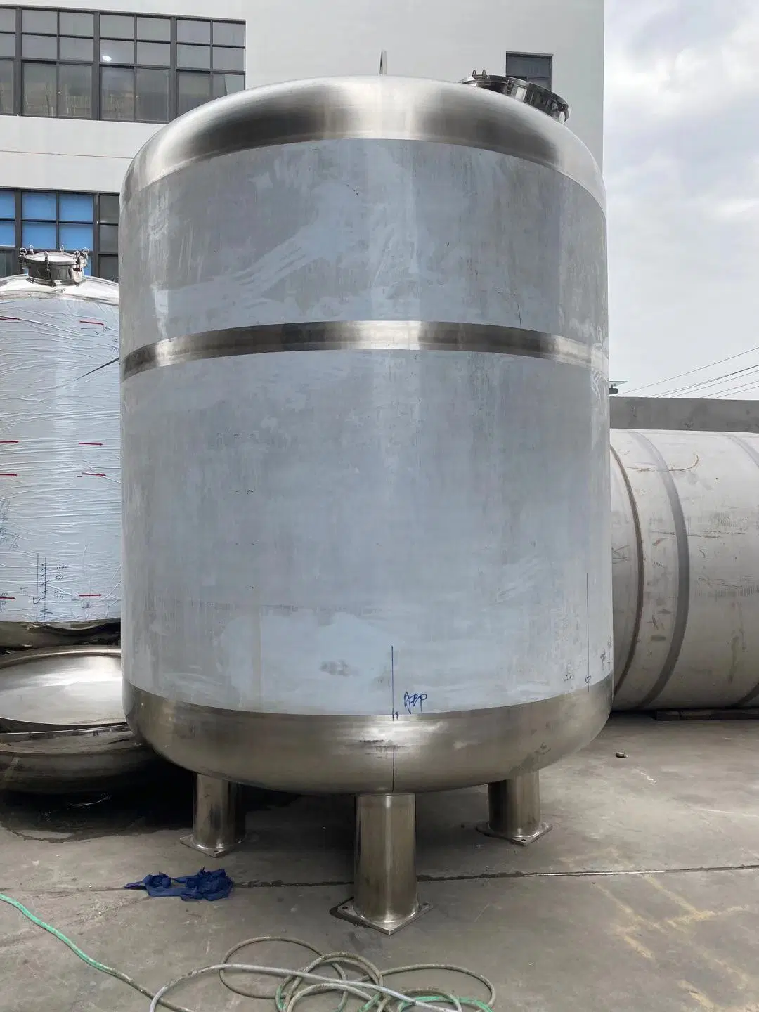 Stainless Steel Storage Buffer Reaction Biology Tank with CE Certificate