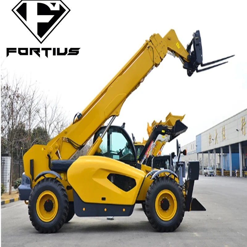 China Brand 16ton 17ton 17.5ton Heavy Construction Machine Adjustable Hydraulic Hand Pallet Forklift Truck Telescopic Forklift with High Grade Tires.