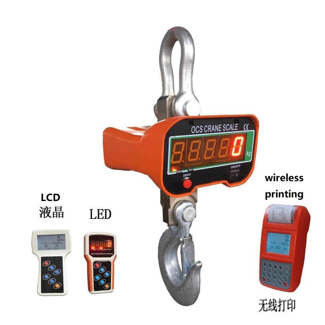 Portable Hanging Scale with LED Display and Lithium Battery