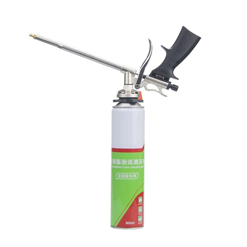 600ml Liquid Multipurpose Construction Polyurethane Gun Type PU Foam Sealant Clean Spray Foam Cleaner