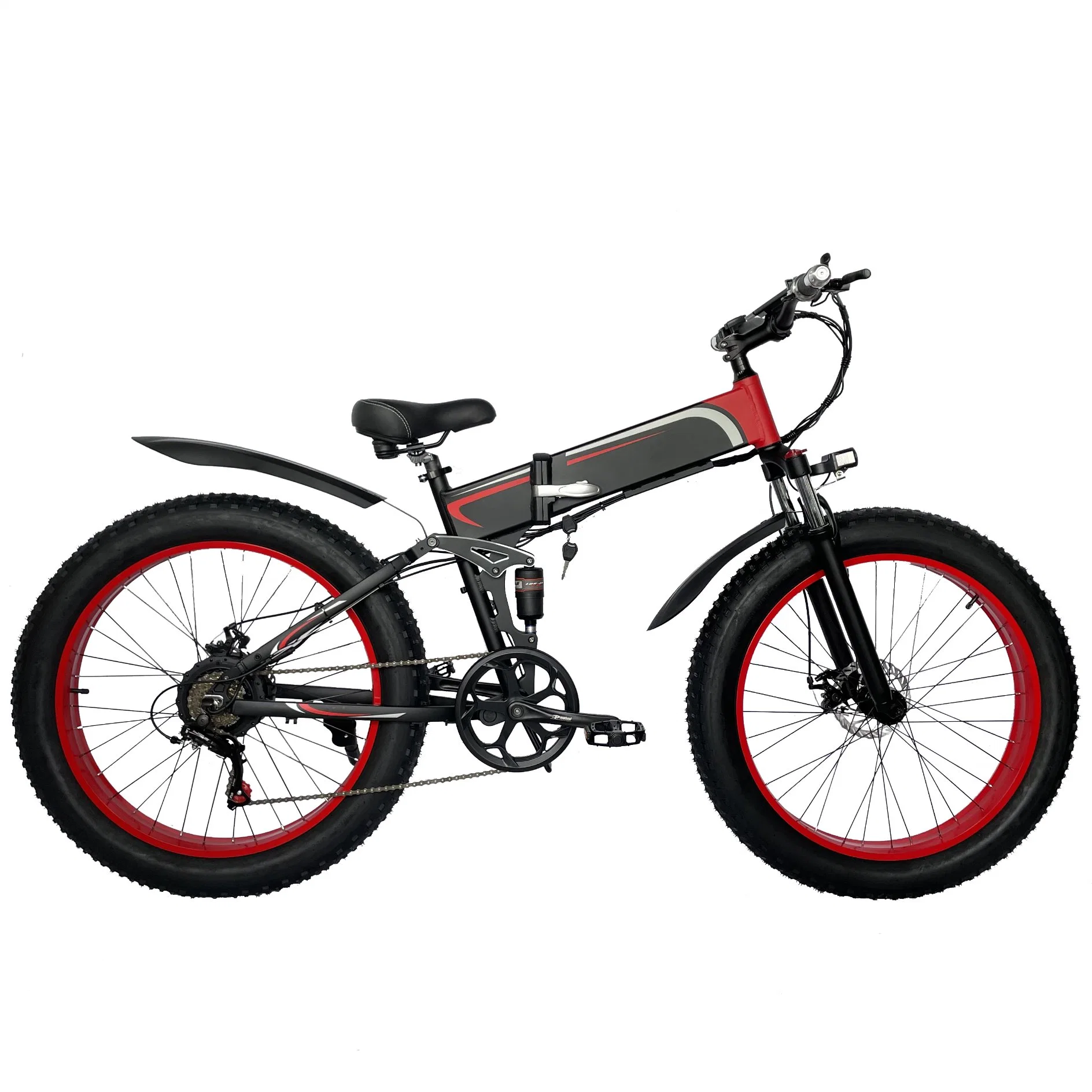 China 48V 500W Electric Bicycle for Sale 10ah 26inch Foldable Custom Ebike