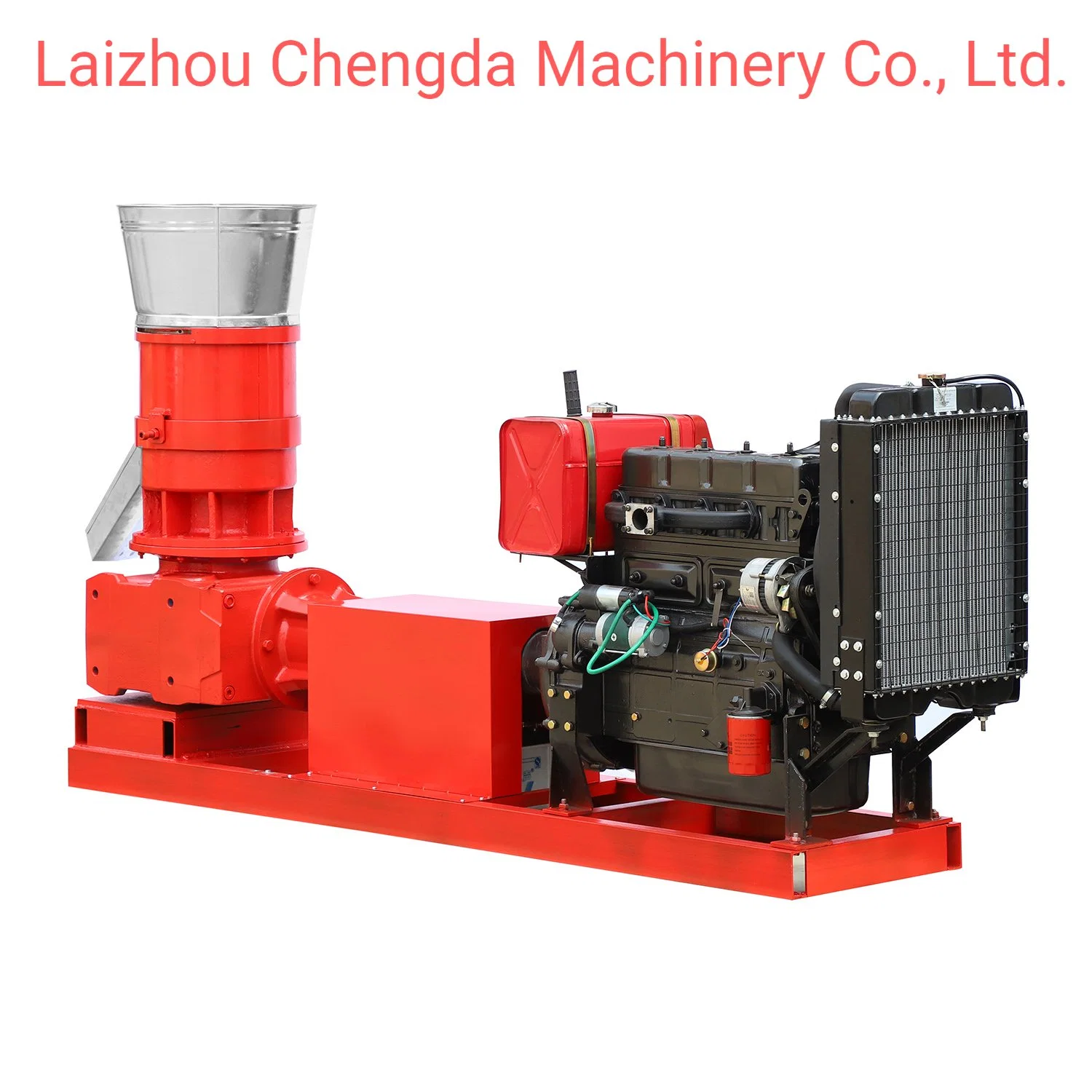 Diesel Wood Pellet Machine /22HP 230mm Wood Pelletizer Making Machine