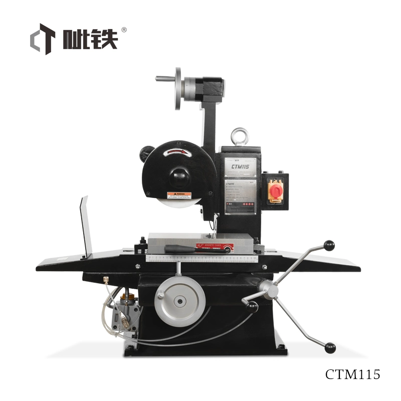 Buena calidad Alta precisión CTM115 esmeriladora de superficie manual eléctrica máquina de torno