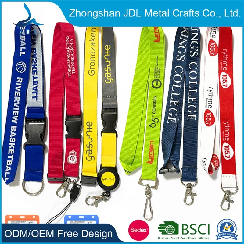 Wholesale/Supplier Personal Design Stain Woven Lanyard Jean Making Supplies Malaysia (038)