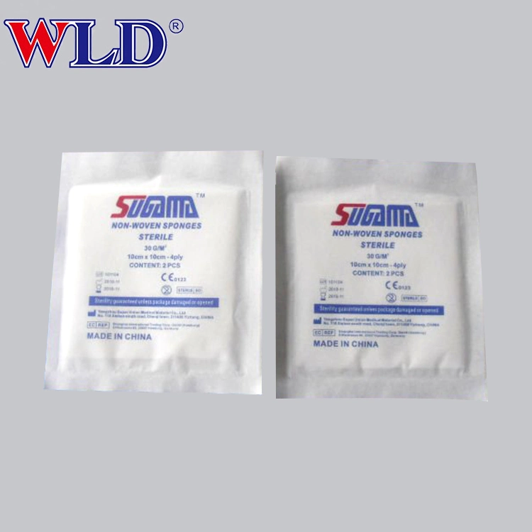 Disposable Soft Medical Steriler Non Woven Gauze Swab Sponge Made in China