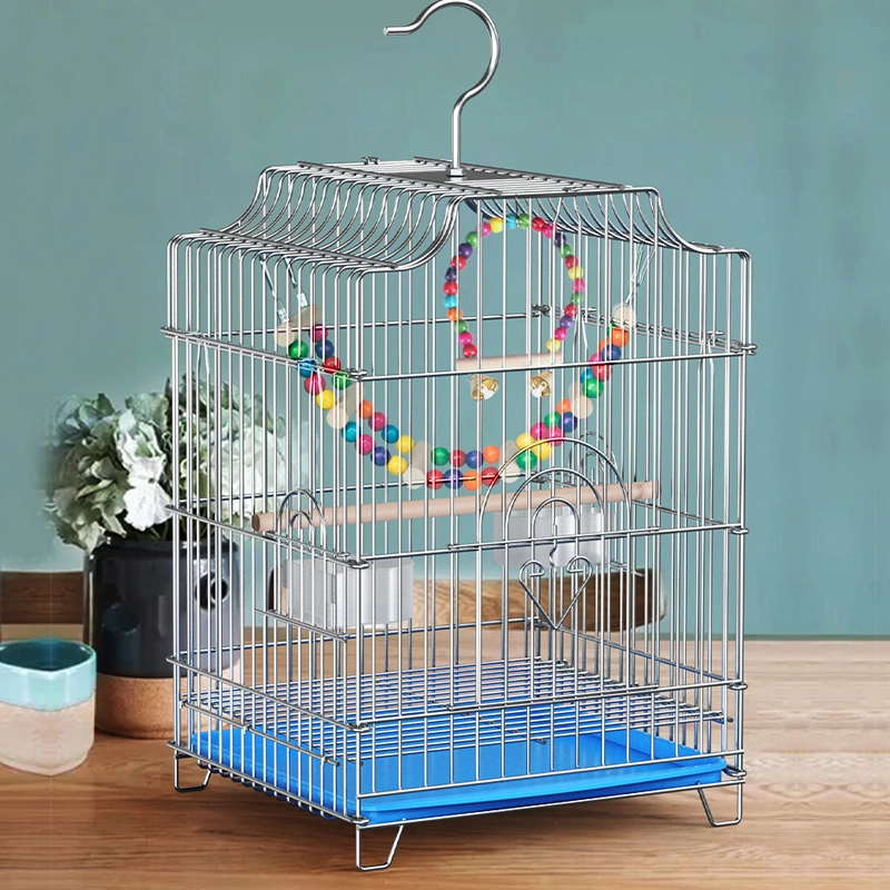 Metal de alta calidad Bird Cage Pet-Friendly jaula para mascotas con jaula desmontables de fácil limpieza.