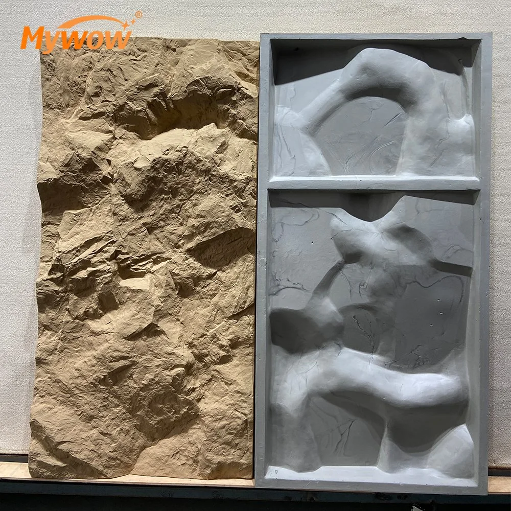 Interior Exterior Polyurethane Culture Wall Panel PU Faux Stone Panel