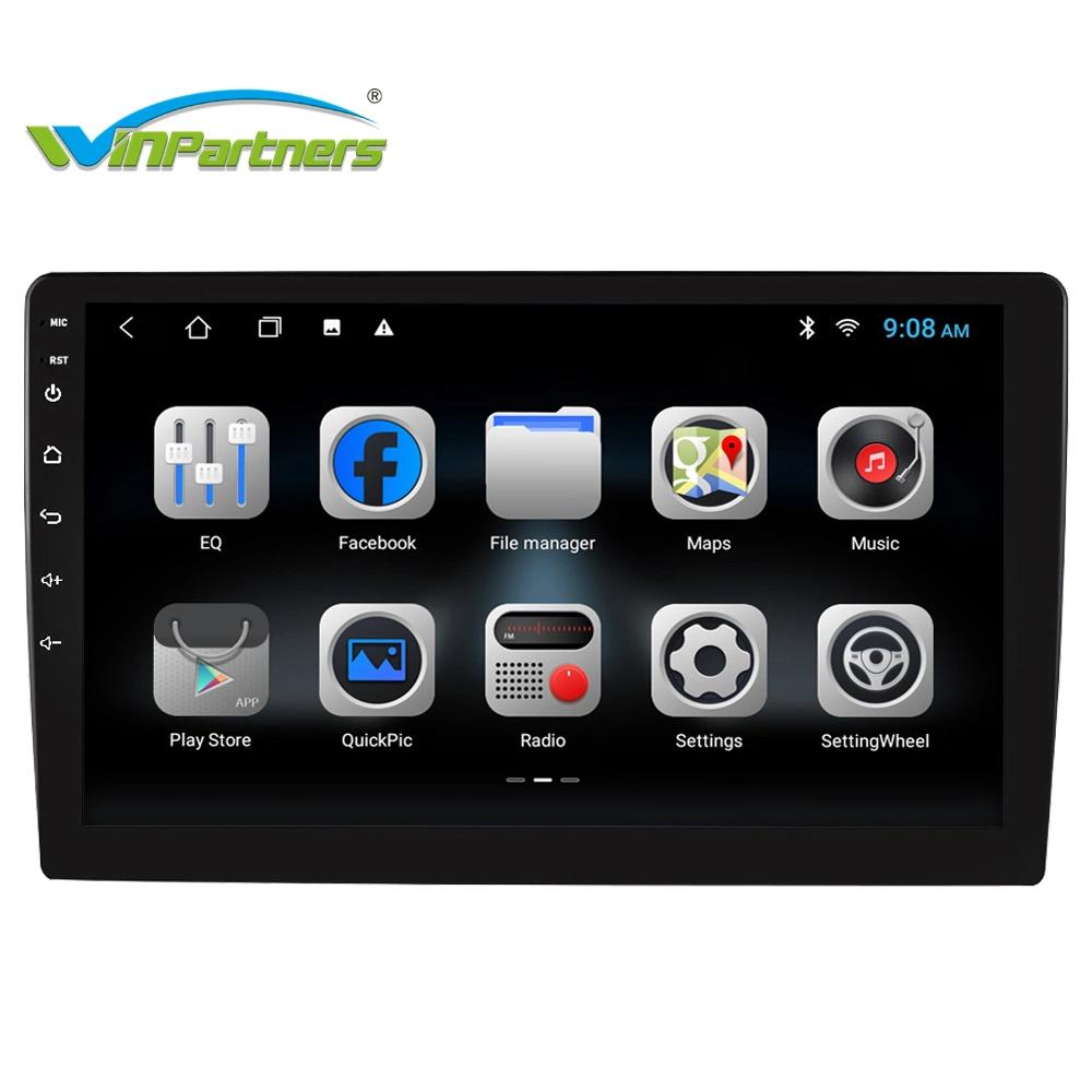 Lecteur audio et vidéo de voiture 10 pouces écran tactile Android Console centrale Wp1001A