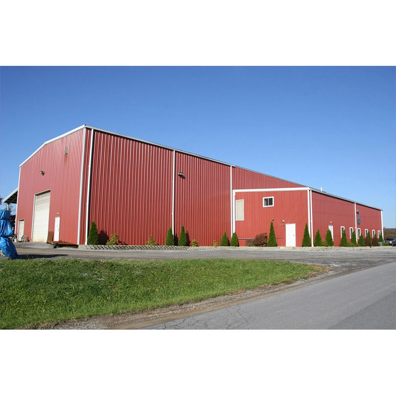 Pre Engineer Industrial Factory Prefab Warehouse Workshop Building Light Steel Structure