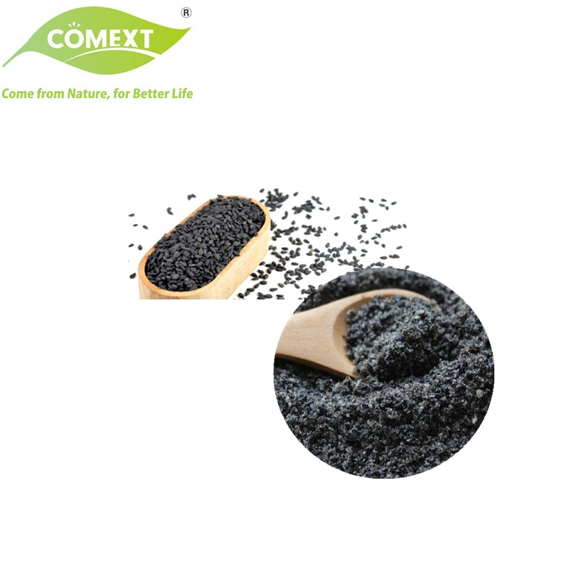 Comext Factory 100% Natural melhor preço amostra grátis Sesamin 5% - 90% Extrato vegetal extracto de semente preto Sesame em pó