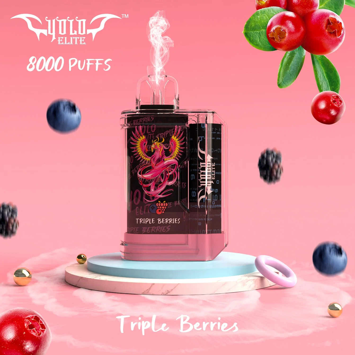 2023 Hot Selling Puff 8000 mit E-Liquid und Typ-C wiederaufladbar Fancy blinkende LED-Lichter Einweg ecig Randm Tornado 9000 Puffs