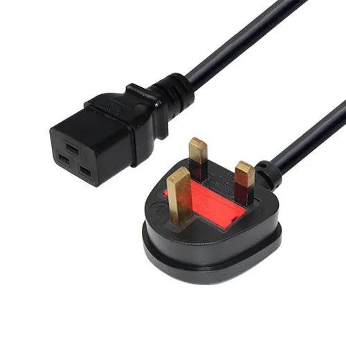 Durable Electrodoméstico D09/IEC320-C7 UK Cable de alimentación con el fusible