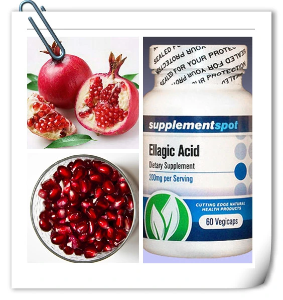 Factory Supply Hight Quality Pomegranate Extract Ellagic Acid 40%-90% Capsule