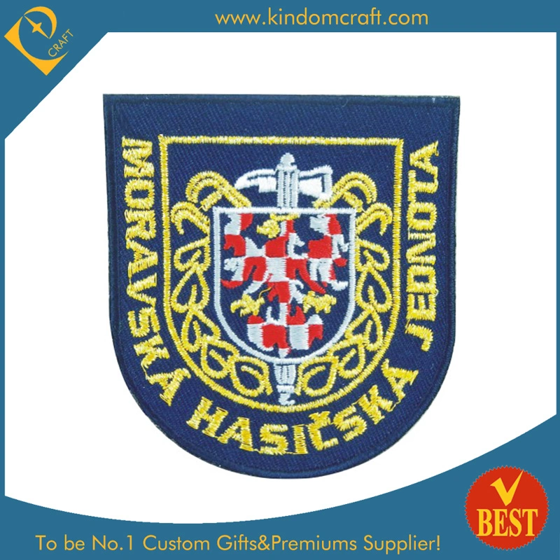 High quality/High cost performance  Gear Border Embroidered Woven Patch