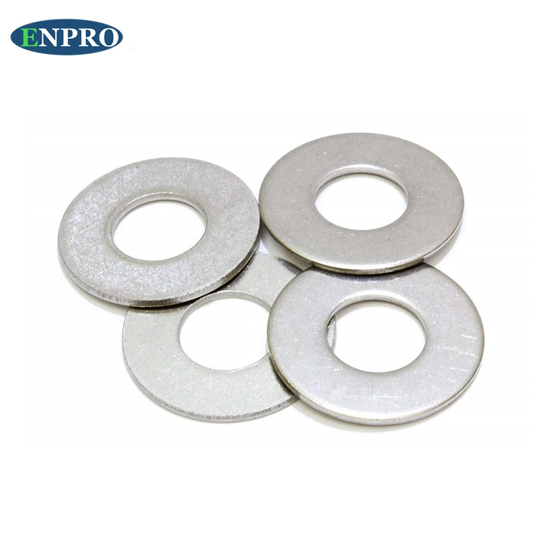 DIN 125 All Size Caron Steel/ Stainless Steel Round Gasket Flat Washer M3 M4 M5 M6 M8 M10 M12 with Round Hole