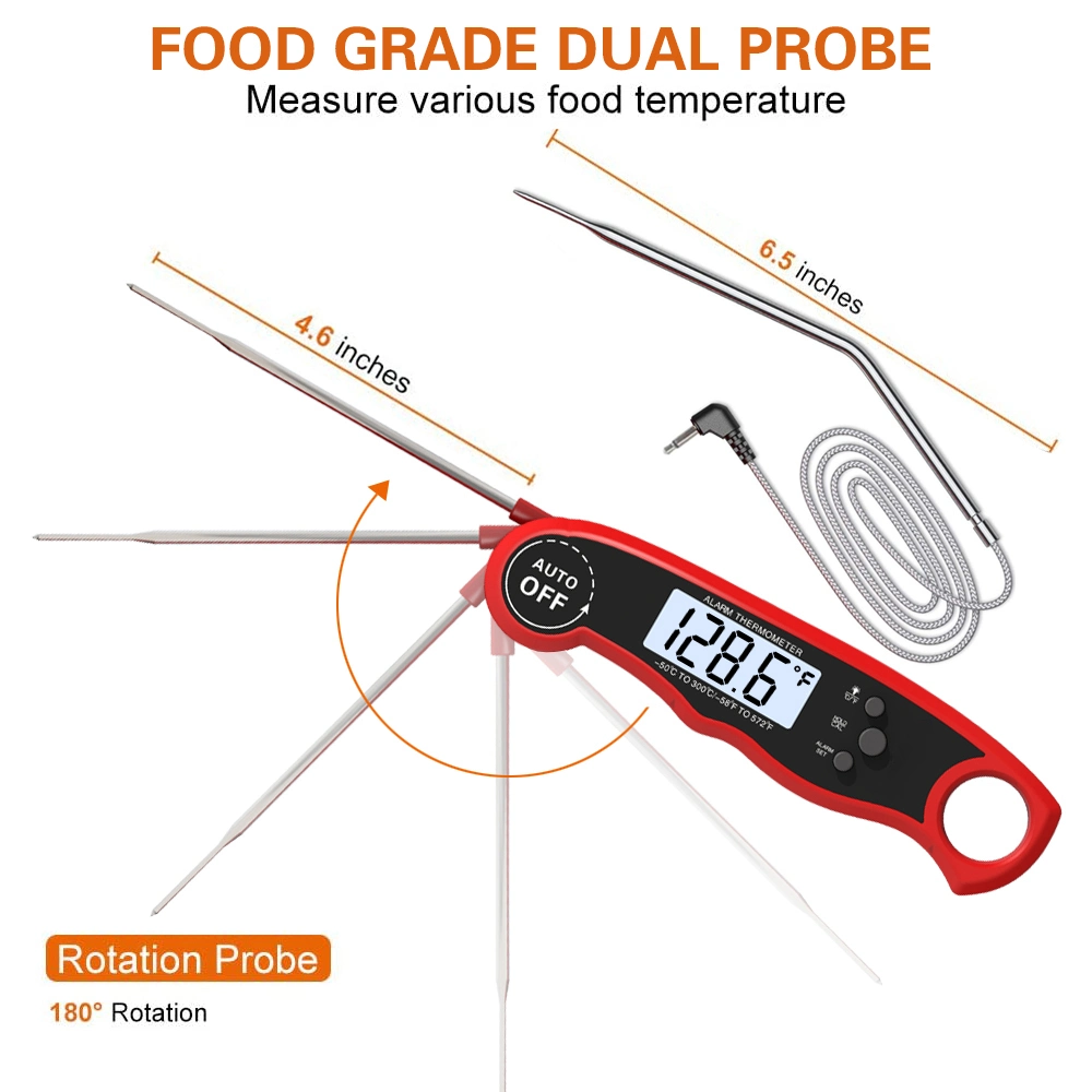 High quality/High cost performance  Digital Meat Thermometer with Long External Probe for Measuring Food Temperature